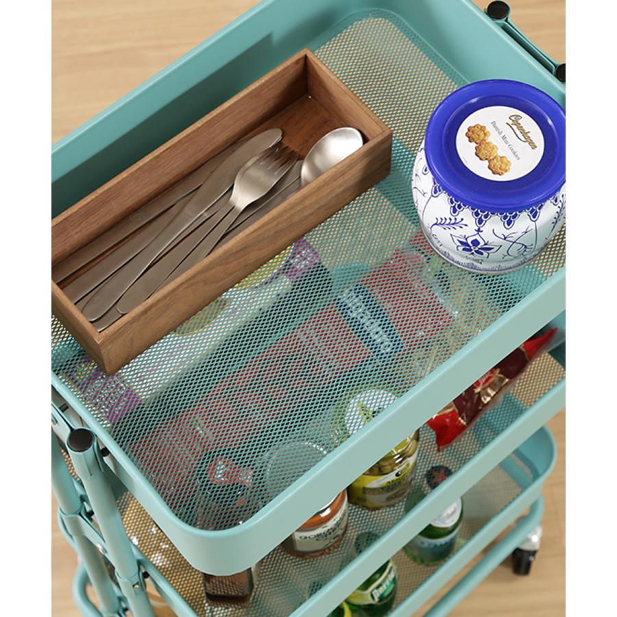 ターコイズブルーの花柄8段引き出し ターコイズブルーの花柄8段引き出し