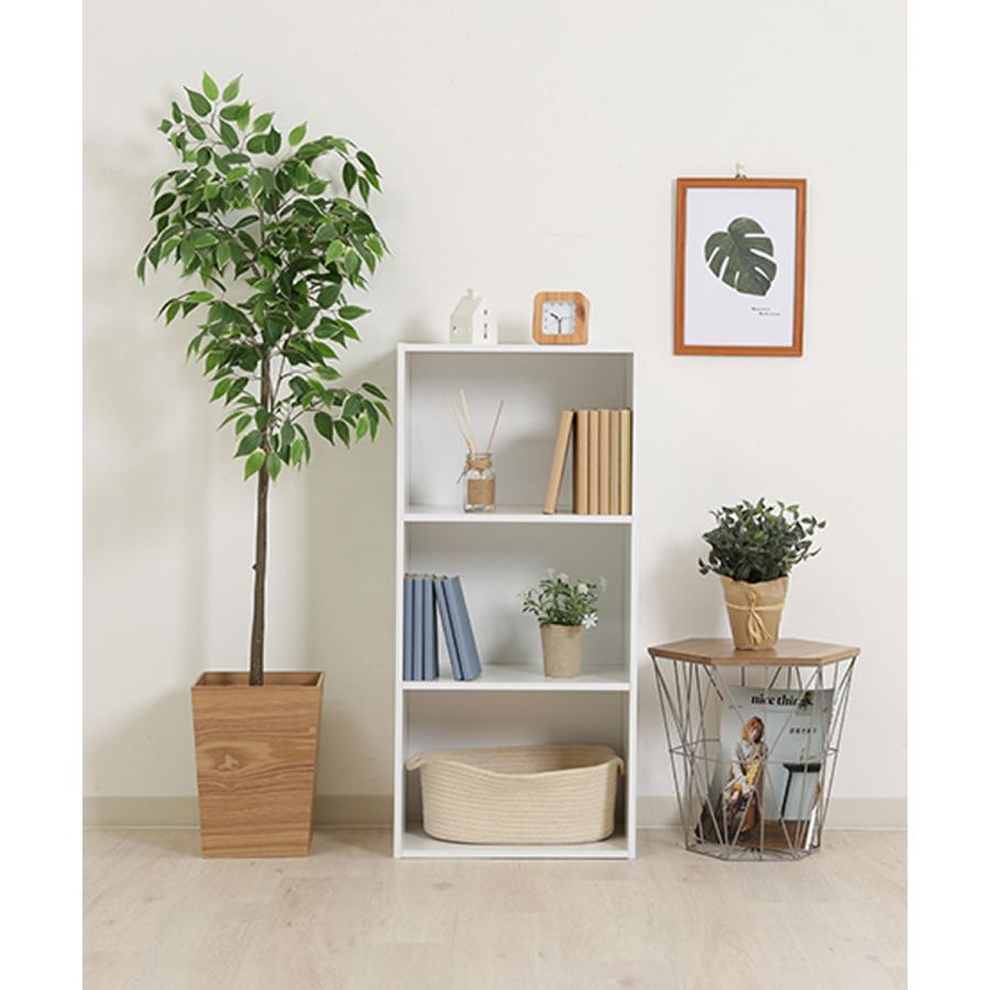 本棚　カラーボックス　薄型　コミックラック　木製　大容量　ホワイト ぼん家具 本棚 収納棚 カラーボックス 大容量 スリム コミックラック