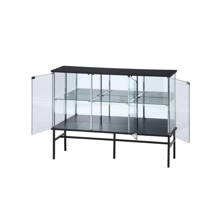 爆買 ガラス コレクションケース コレクションボード ブラック