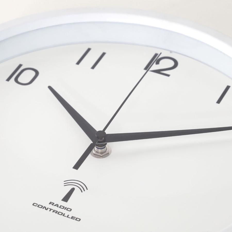電波 掛け時計 直径27cm カペラ 北欧テイスト 電池式 不二貿易 | 時計