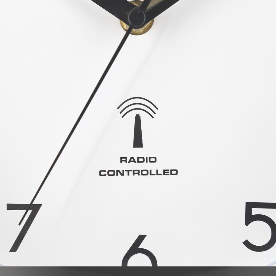 電波 掛け時計 直径27cm カペラ 北欧テイスト 電池式 不二貿易 | 時計