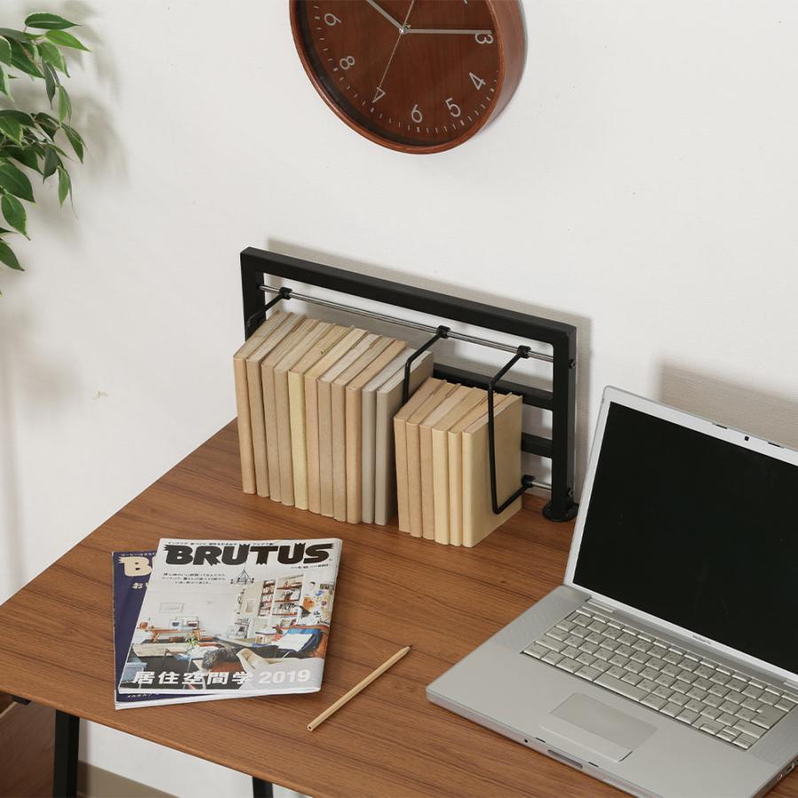 不二貿易 ワークデスク 120×60×75cm ブックスタンド付き 組立品 BE