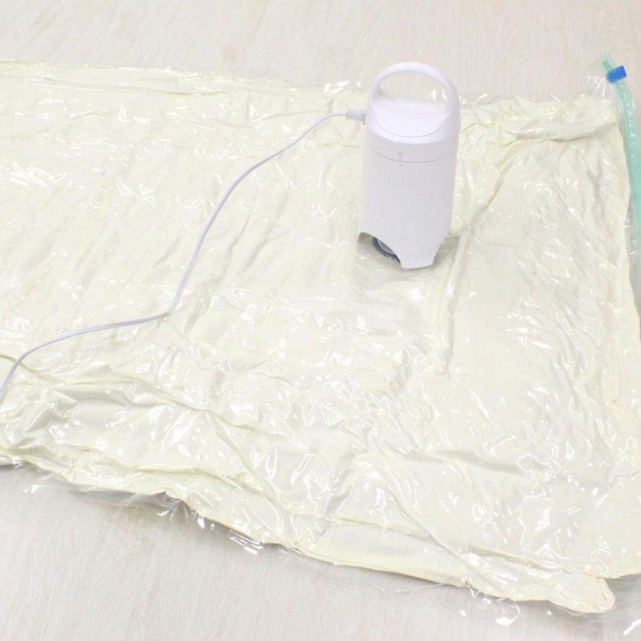 電動ポンプ エアッシュ 専用バルブ式圧縮袋 6枚 セット | 収納 布団