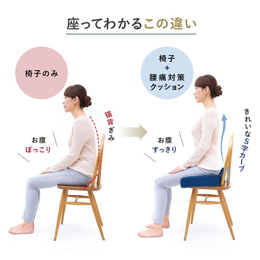 腰痛対策クッション | ウレタン オフィス 姿勢 デスクワーク 椅子用 座