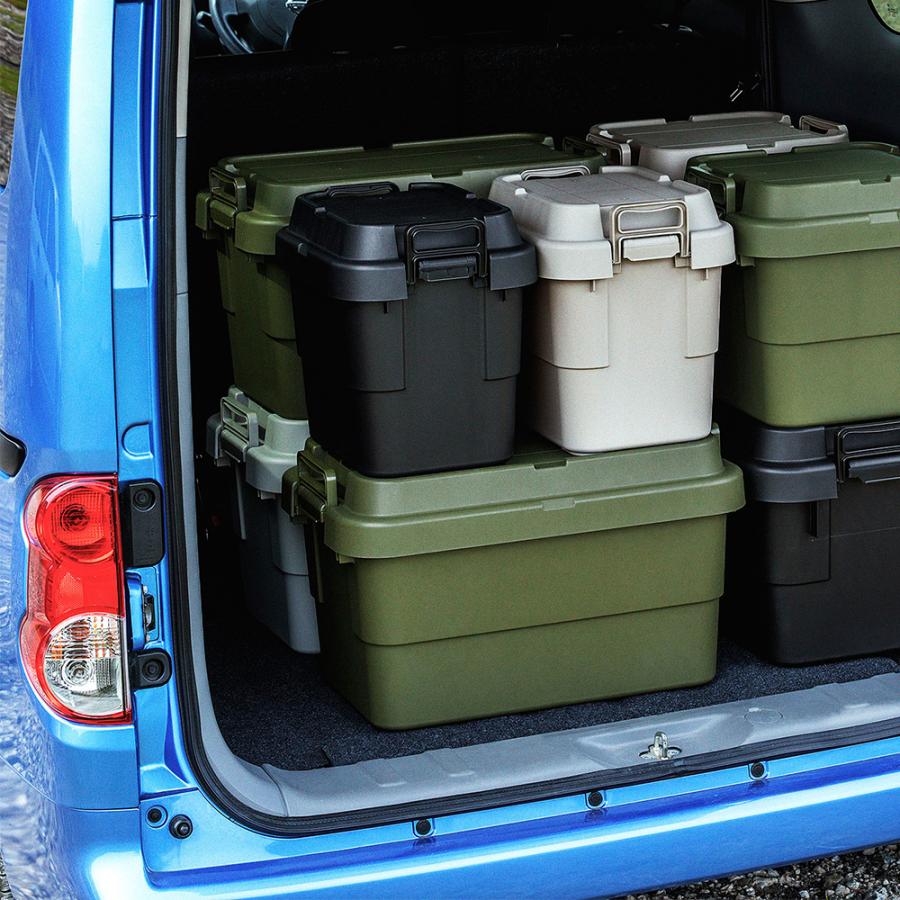 リス スタッキングトランクカーゴ 収納BOX 3個セット 50L 22L TC-50S