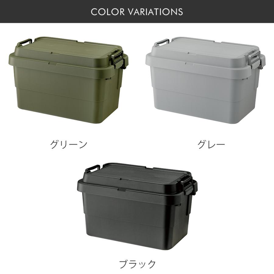 爆買 リス スタッキングトランクカーゴ 収納BOX 3個セット 50L 22L TC