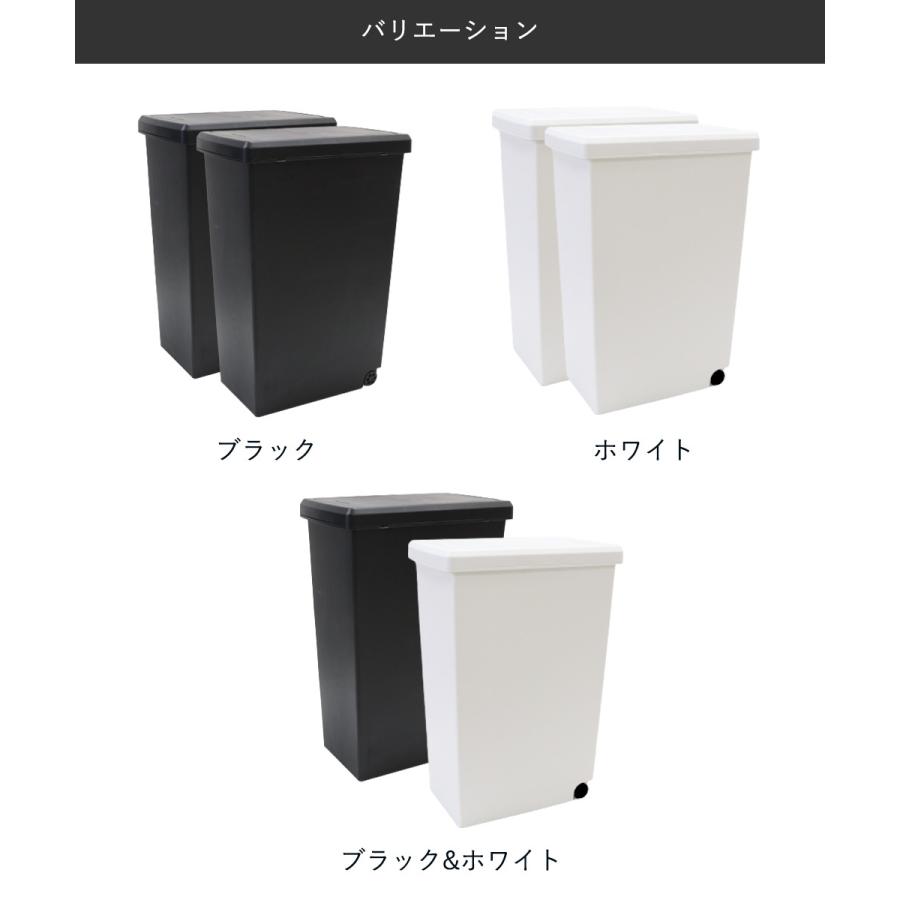 スライドペール 30L ゴミ箱 2個セット | ごみ箱 ダストボックス ゴミ