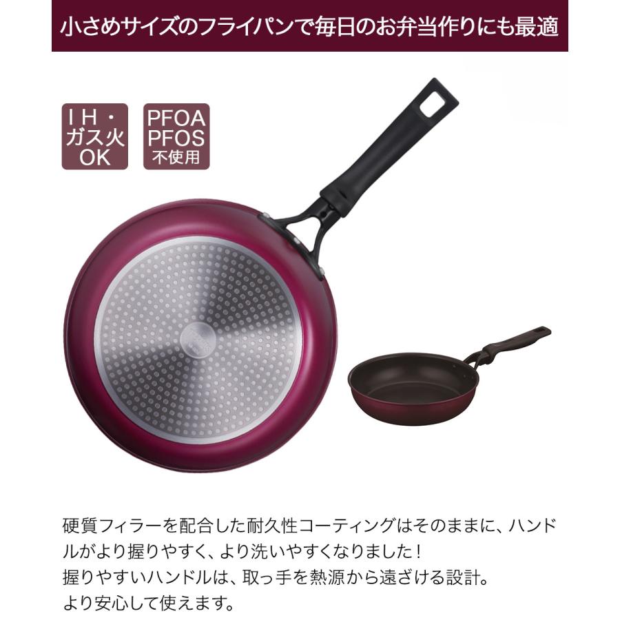 デュラブルシリーズフライパン24cm レッド KFM-024 サーモス | 24