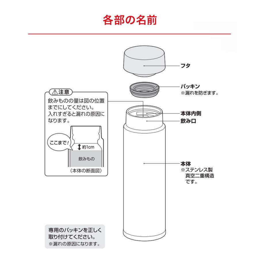 真空断熱ポケットマグ 0.18L JOJ-181 サーモス | ミニボトル 丸洗いOK