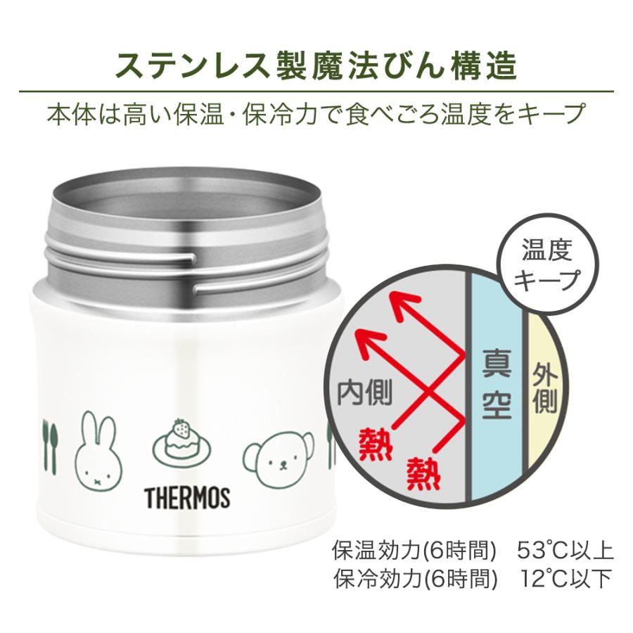 真空断熱スープジャー JBU-302B 300ml ミッフィー サーモス | thermos