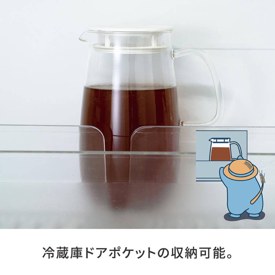 レンジでかんたん麦茶ポット むぎちゃん 1000ml 日本 XMP-1000 ハリオ