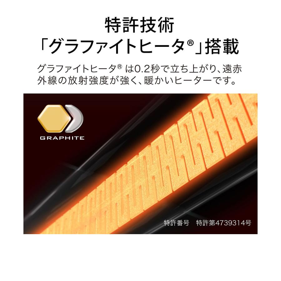 遠赤 グラファイト ヒーター 2灯管 CAH-2G10E(W) ホワイト アラジン