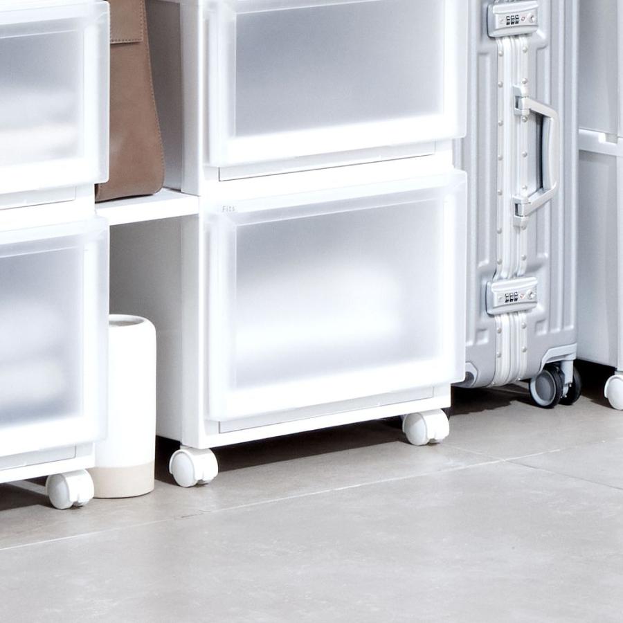 【 通販限定 2個セット 】天馬 収納ボックス フィッツケース アドバンス 幅45×奥行55×高さ30cm Lサイズ | テンマ クローゼット 収納ケース たわみにく |  | 06