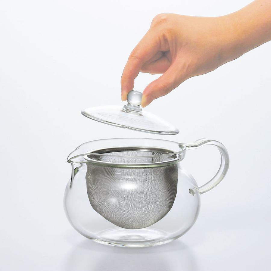 茶茶 HARIO 急須 700ml ガラス 食洗機対応 電子レンジ対応 CHJMN-70T
