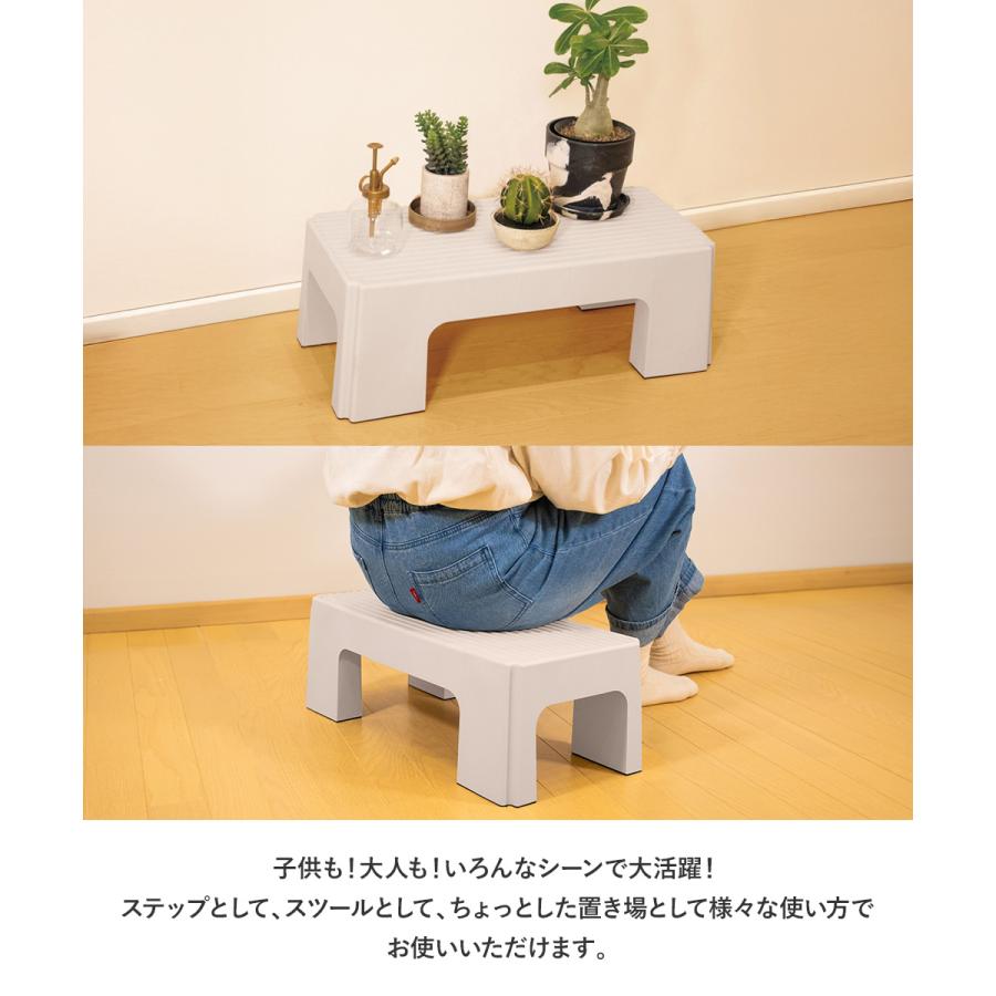 グリーンパル ステップスツール Lサイズ 耐荷重100kg 幅58cm 日本製 SS