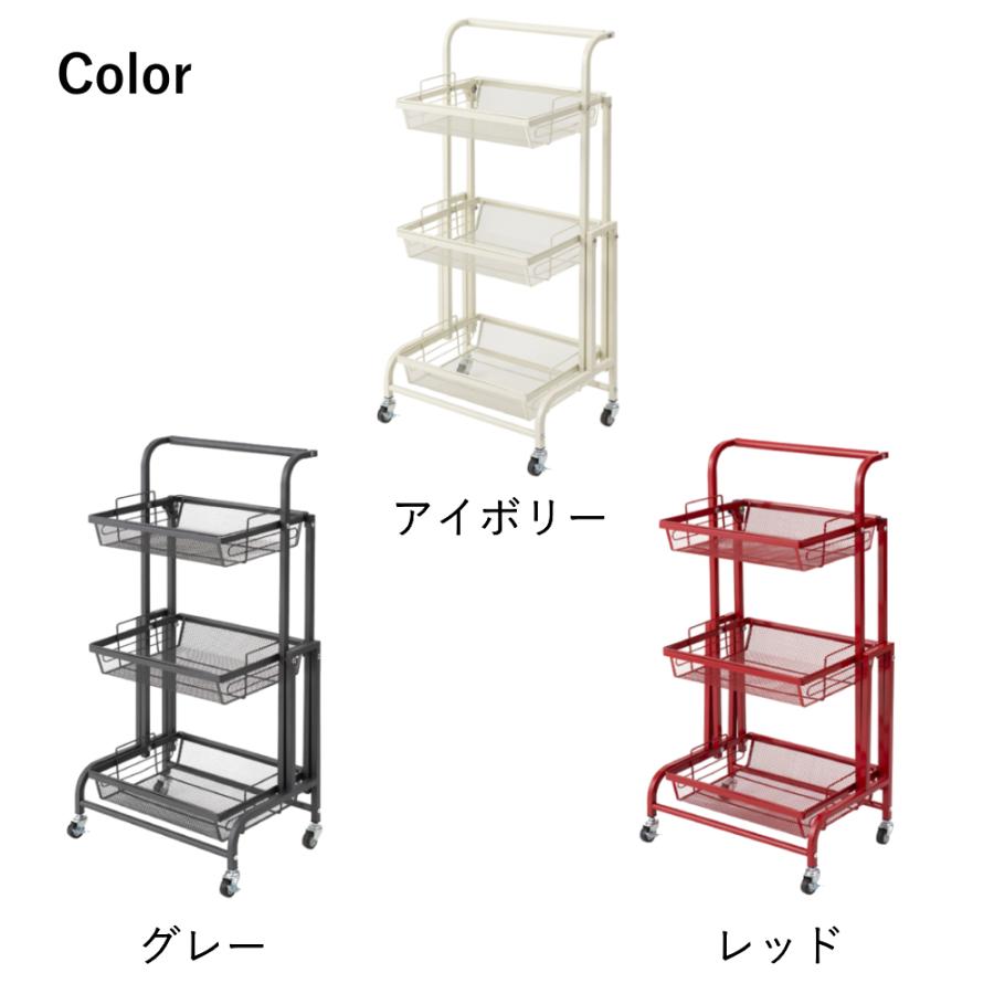 【新品・未使用】　　キッチンワゴン両開き　キャスター付き　キッチン収納 Amazon.co.jp: 不二貿易 キッチンワゴン キッチン収納 幅76.8×奥行39.8