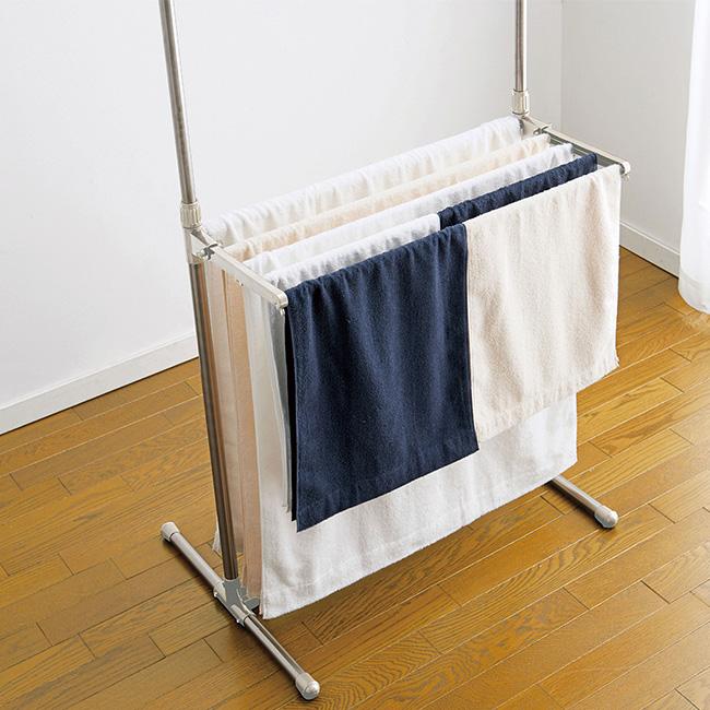 爆買 室内干し タオル掛け 衣類ハンガーラック NY-276 | 室内物干し