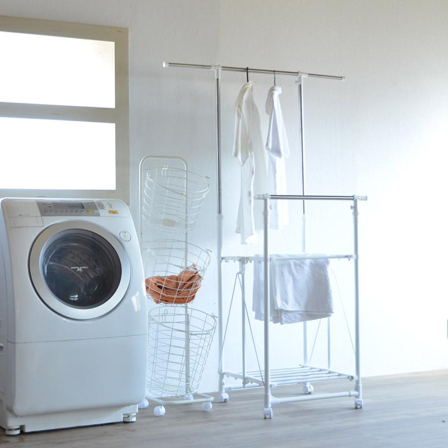 爆買 ワンタッチ 収納 洗濯 物干しラック ONLR-0040 折りたたみ