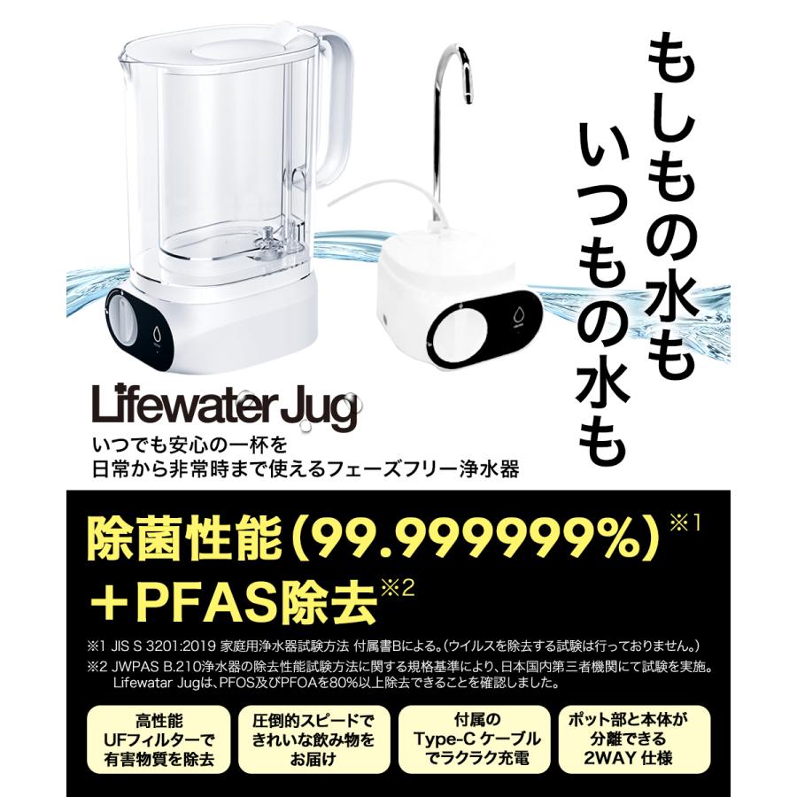 ウォーターポイント 浄水器 浄水容量 1.5L WPJG-01 | 浄水 浄水ポット