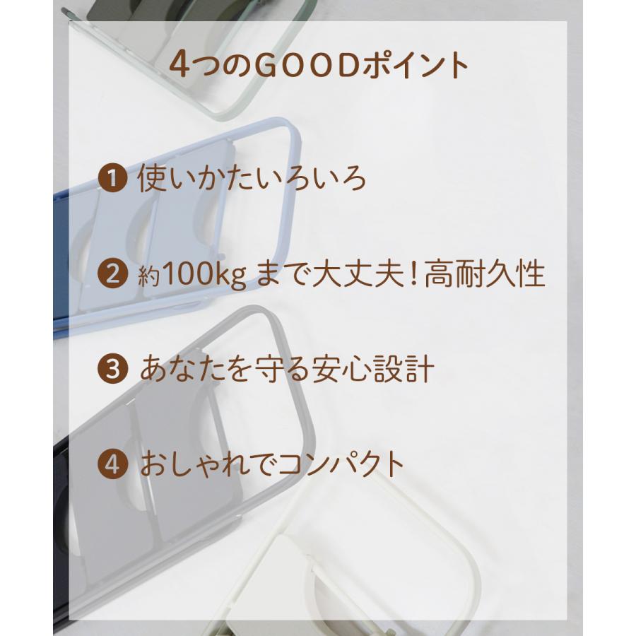 踏み台 脚立 折りたたみ ステップ 3段 ステップ台 おしゃれ 折りたたみステップ ステップスツール 送料無料 | 3段脚立 持ち手付 家庭用 大掃除 はしご チェア｜royal3000｜05