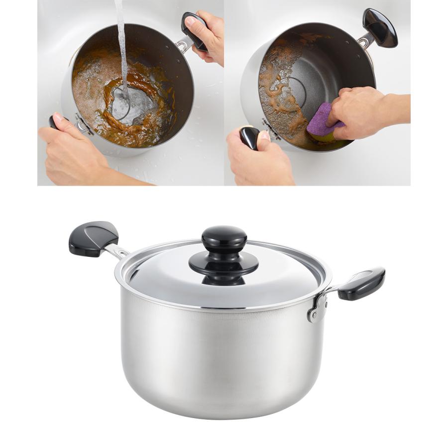 カレー鍋 こげつきにくい ステンレス cm ヨシカワ 日本製 鍋 両手鍋 なべ カレー Ih対応 Ih 両手なべ シチュー 焦げ付きにくい お手入れ簡単 調理器 X773 ロイヤル通販 通販 Yahoo ショッピング