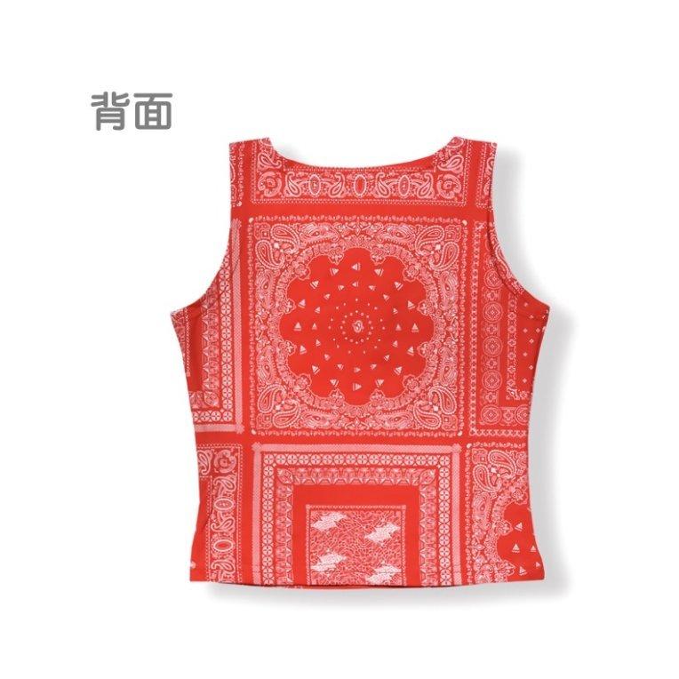 Royal Dance（ロイヤルダンス） キッズダンス衣装 ペイズリー レッド