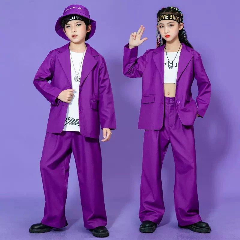 キッズ ダンス 衣装 セットアップ ヒップホップ hiphop ジャケット パンツ ズボン セットアップ スーツ ストリート シャツ アースカラー | Royal Dance | 03