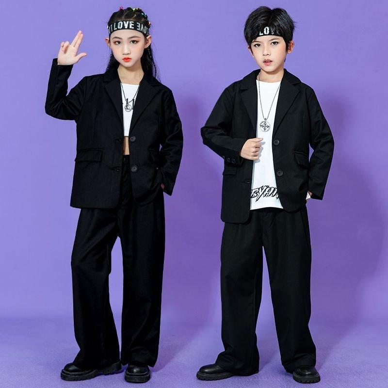キッズ ダンス 衣装 セットアップ ヒップホップ hiphop ジャケット パンツ ズボン セットアップ スーツ ストリート シャツ アースカラー | Royal Dance | 05