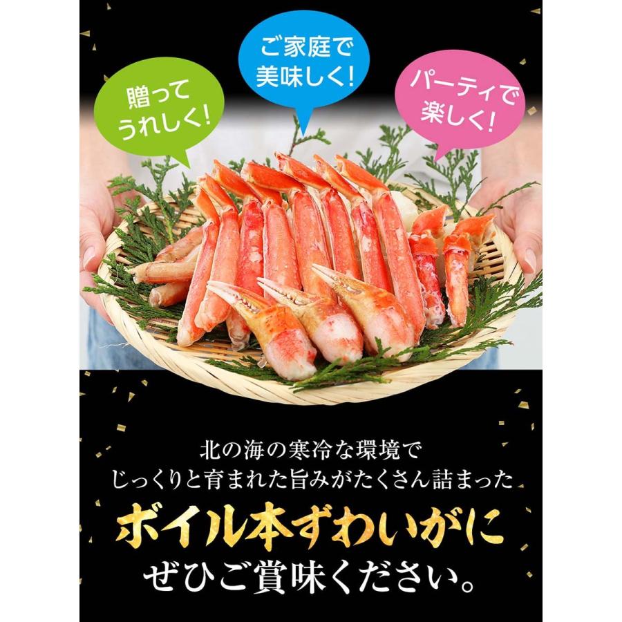 ポイント5倍 カニ かに 蟹 ズワイガニ ボイル ポーション むき身 3kg カニ爪 カニ足 肩肉 カニ肉 カニしゃぶ ズワイ蟹 送料無料  お歳暮｜royalgreenland｜18