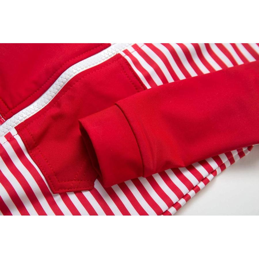 Bonverano ラッシュガード 水着 女の子 長袖 Upf50 Uvカット 0 3歳 ワンピース キャップ付き レッドいしま 24 Www Parselsorgu Com