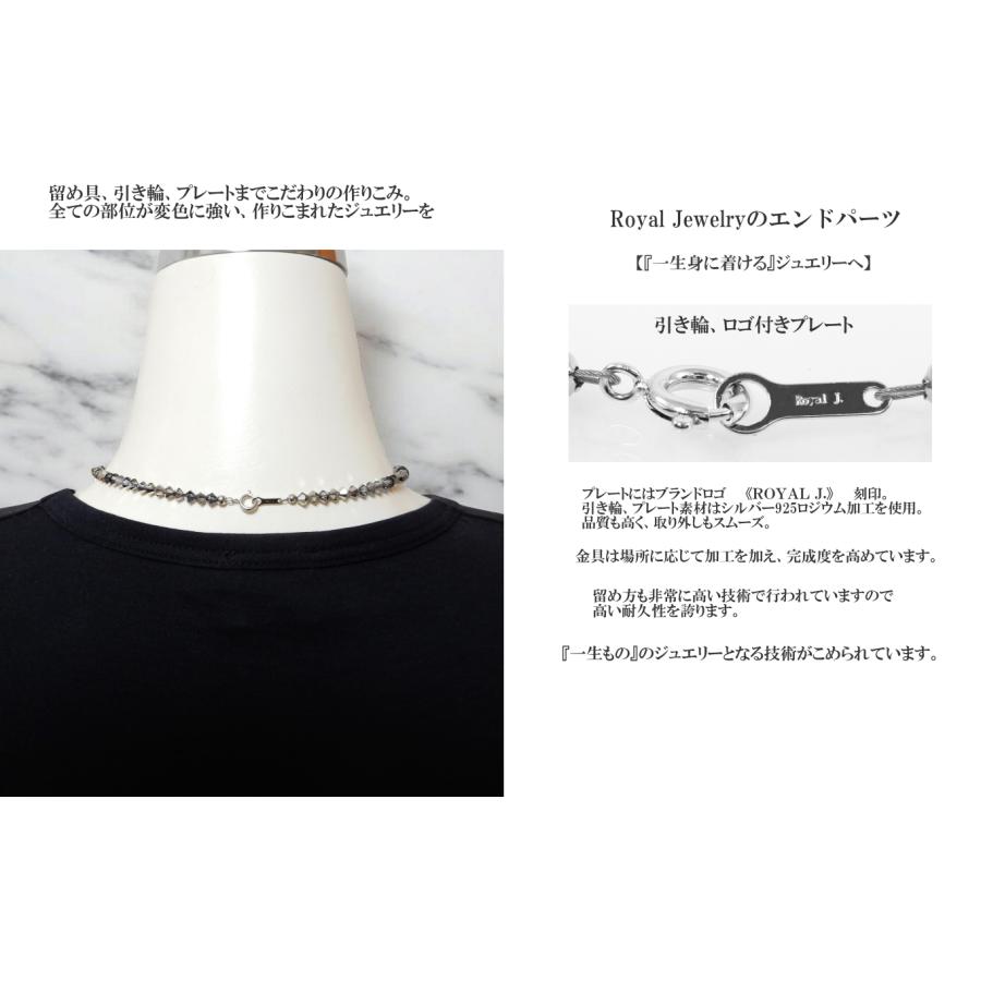 ネックレス メンズ プラチナ850 pt850 シルバー925 ブルースピネル