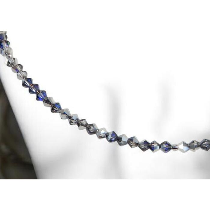 ネックレス メンズ プラチナ850 pt850 シルバー925 ブルースピネル