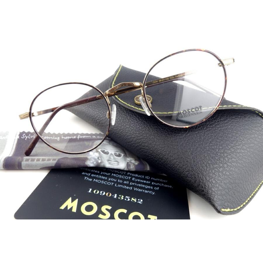 MOSCOT/モスコットORIGINALSDOV 48 TORT/ANT GOLD人気モデル正規品送料無料 基本レンズ無料 
