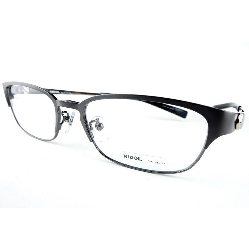 RIDOL チタン メガネ ケース付き リドル R-195 51ロ19-140 純国産