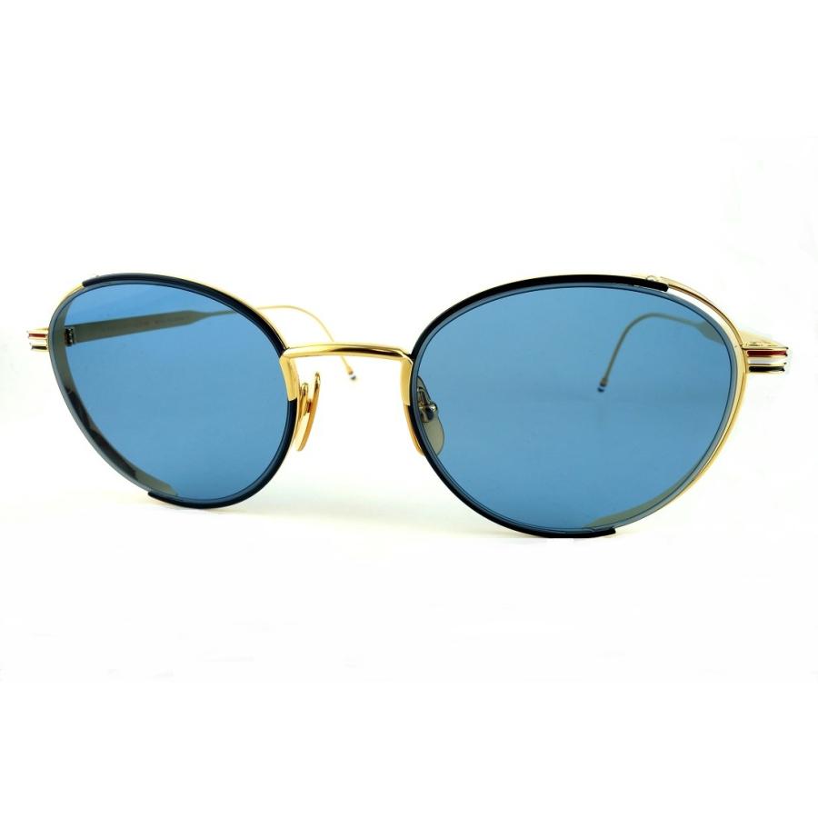 THOM BROWNE/トムブラウンTB-106-C 50sizeNAVY-18kGOLDサングラス-国内