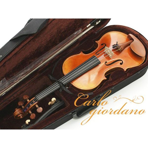【公式ショップ】 初心者 ヴァイオリン 分数バイオリンセット 3/4 VS-2 カルロジョルダーノ 入門 giordano Carlo 子供用 バイオリン