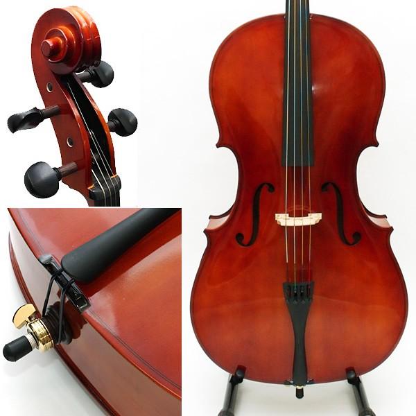 【チェロ】Carlo Giordano SC-100 ハードケース 弓2本セット カルロジョルダーノ 弓2本セット ハードケース SC-100 Giordano