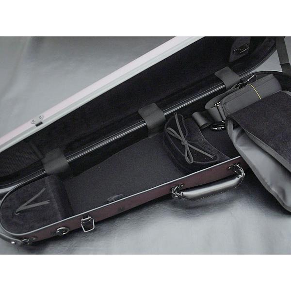 カーボンマック CFV-2S サテンカラー S-ROSE ローズ バイオリンケース