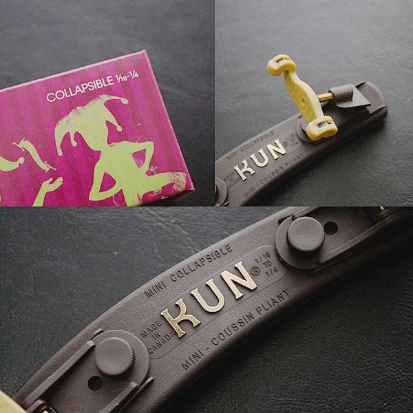 Stenter子供用 バイオリン 1/4 初心者向け　KUN 肩当て付き KUN 分数 バイオリン肩当て MINI コラプシブル ブラウン 1/4-1/16 子供