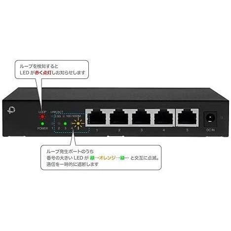 プラネックス Planex 5ポート 2.5GBASE-T スイッチングハブ FX2G-05EM｜royalshoping01｜05