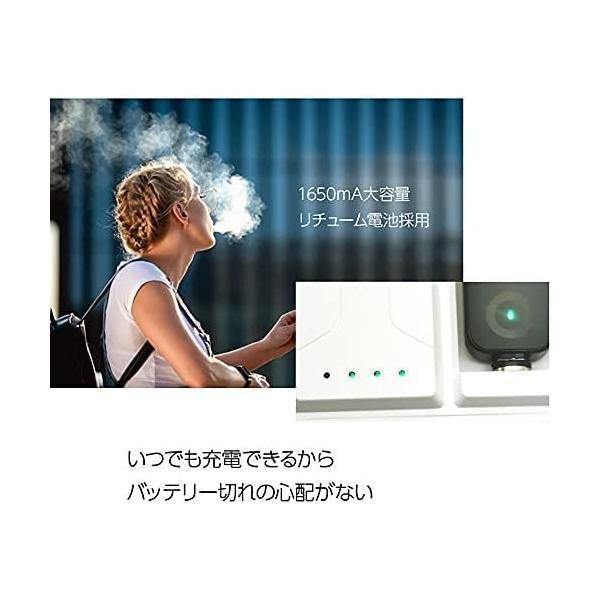 KOGLEE 電子タバコ 収納ケース DR VAPE Model 2 互換の消毒 充電 収納 ケース 紫外線UV-C 殺菌機能付 (ブラック)｜royalshoping01｜06