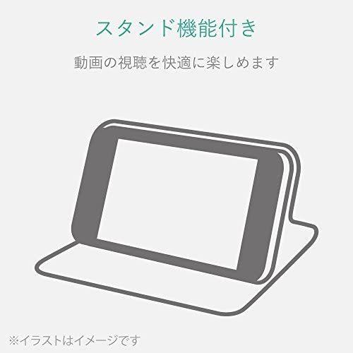 エレコム iPhone8 ケース カバー 手帳型 レザー サイドマグネット ストラップ付き for Girl iPhone7 対応(ディープピンク)｜royalshoping01｜06