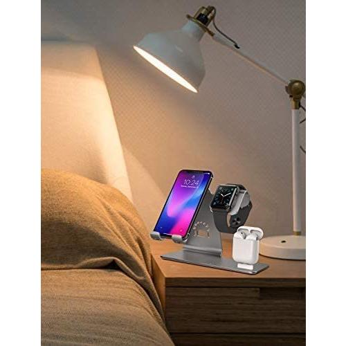 Bestand 3 in 1充電スタンド スマートフォンスタンド, iPhone/iPad/Apple watch/Airpods対応 (Grey)｜royalshoping01｜07