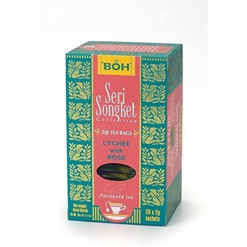 BOH(ボー)高級紅茶( ティーバッグ)[ライチwithローズ](2g×20袋)｜royalshoping01｜02