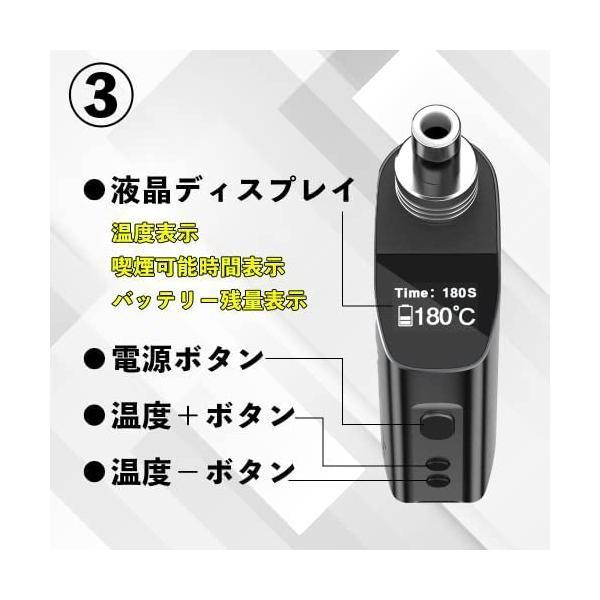 紙巻タバコ専用 加熱式タバコ ヴェポライザー C-VAPOR LOOP タバコ代1/4 専用シガーカッター 3000mAh (black)｜royalshoping01｜08