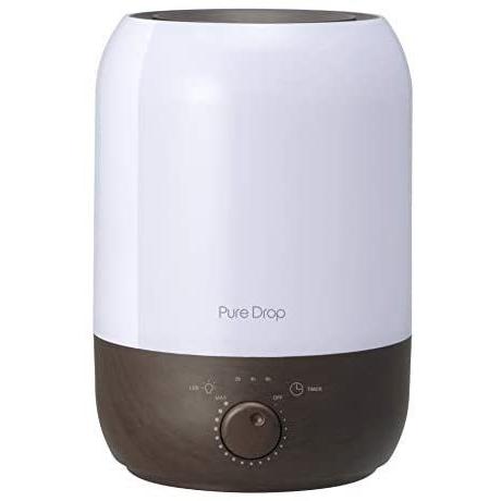 スリーアップ 大容量アロマ加湿器 ピュアドロップ ダークウッド HF-T1823DW (ダークウッド 8 畳)