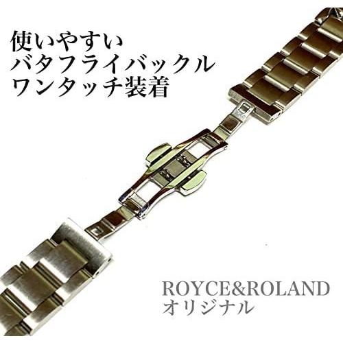 Royce&Roland Apple Watch アップルウォッチ チェーンベルト コマ調整器不要 (シルバー 38/40/41mm)｜royalshoping01｜03