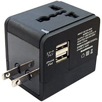 カシムラ 海外用変換プラグ A/C/O/BFタイプ 2USB2.1A NTI-153 (6.1x5.6x5.)｜royalshoping01｜04