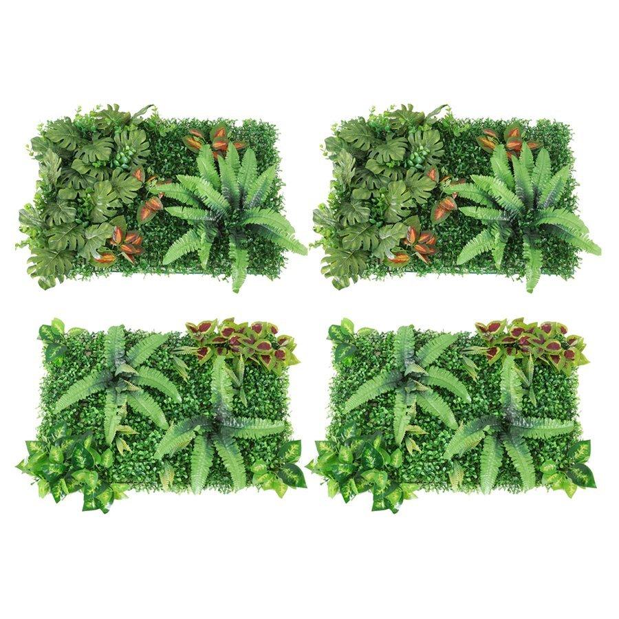 4ピース 個60x40cm人工メドワスウォールプレートウェディング背景装飾 大きな取引