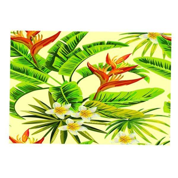 熱帯植物はテーブルクロス花柄のテーブルカバー長方形 16を印刷 直営店に限定